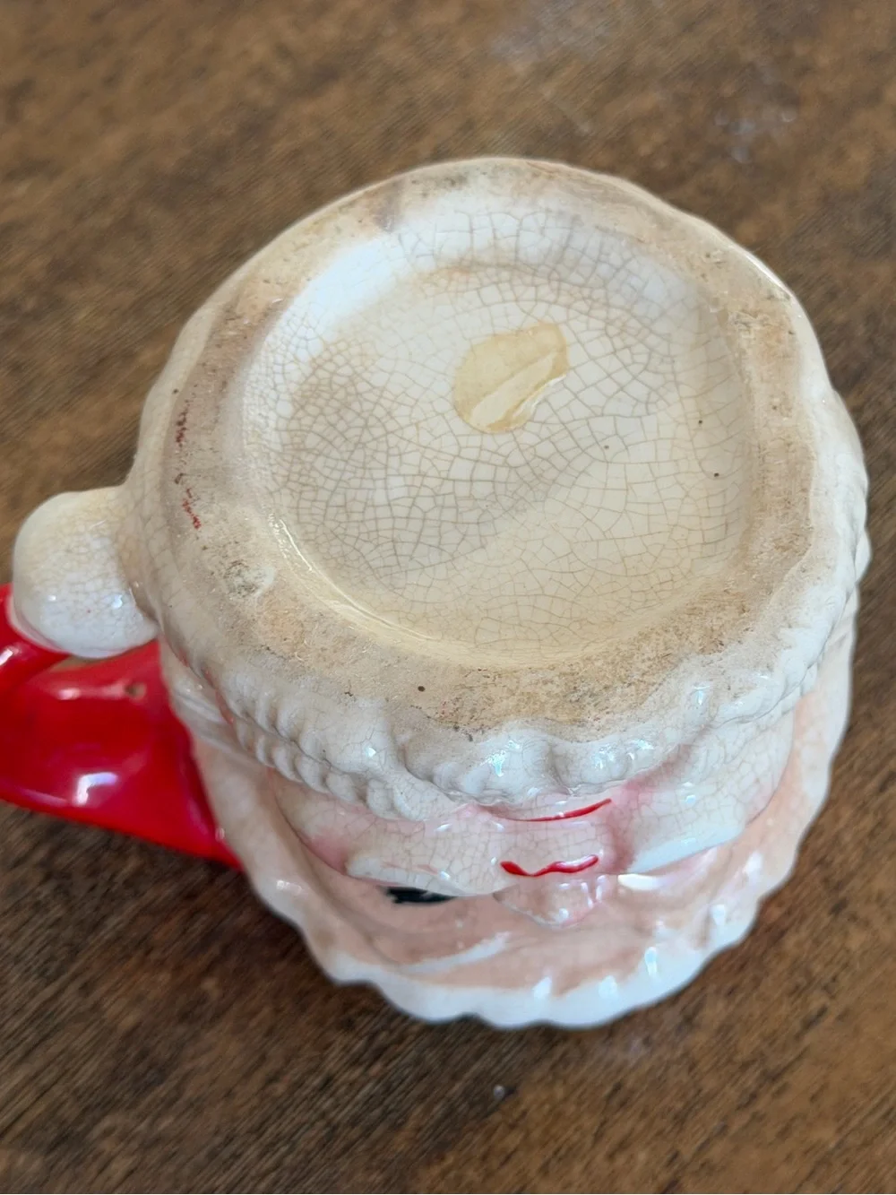 Vintage Napco Winking Santa Mug